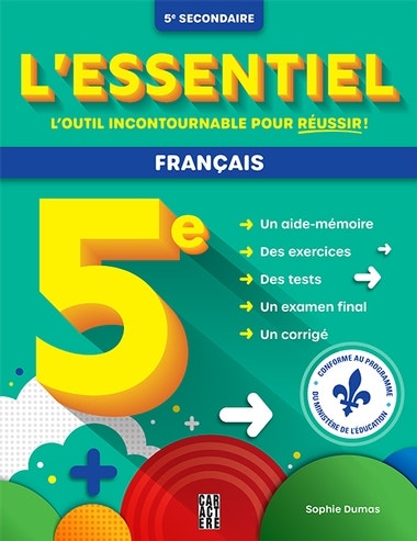 L'essentiel 5e secondaire - Français - Nouvelle édition